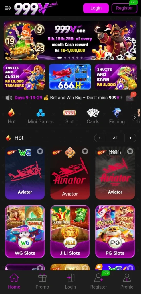 999v game login home