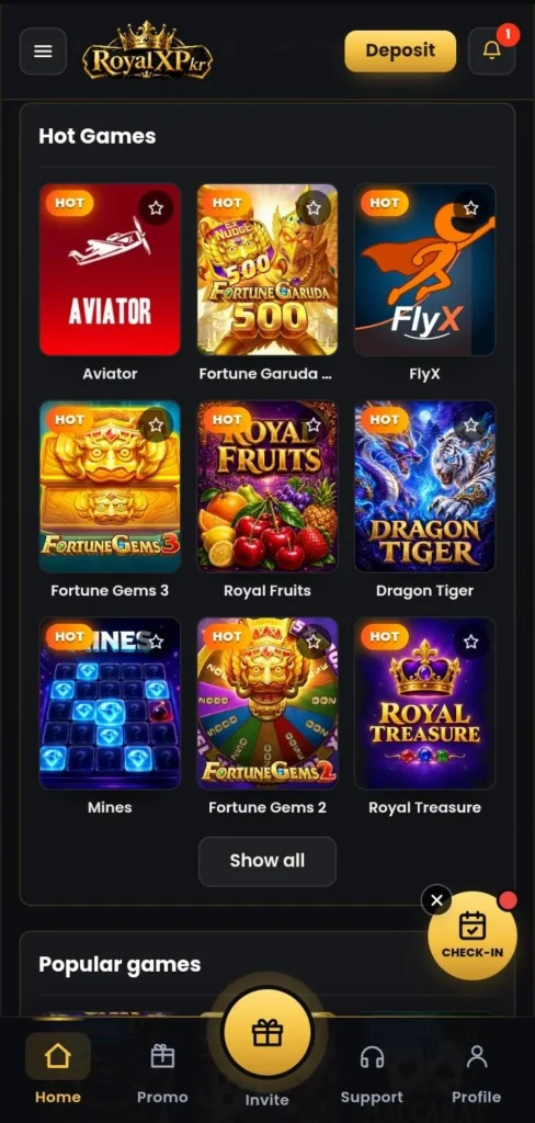 royalxpkr game